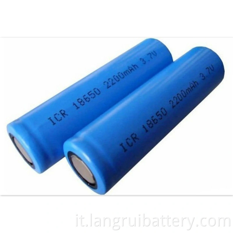 Batteria al litio 18650 3,7 V 1200 mAh Li-ion cella